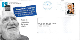 D306 - LETTRE DE GONESSE PARIS NORD PIC DU 18/11/10 - ABBE PIERRE - Covers & Documents