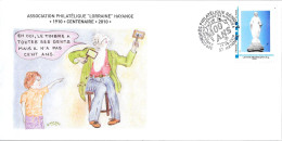 D304 - LETTRE DE HAYANGE DU 17/10/10 - CENTENAIRE - Storia Postale
