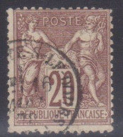 SAGE 20c, Type I, N Sous B,, N°67, , Cote 25€ (240305 /2.2) - 1876-1878 Sage (Tipo I)