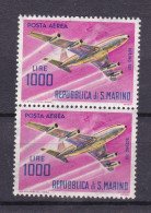 1964 San Marino Saint Marin AEREO 1000 LIRE 2 Serie Aeree MNH** Air Mail - Unused Stamps