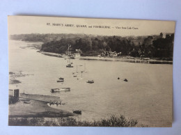 ISLE OF WIGHT : St. Mary's Abbey, QUARR And FIshbourne - View From Lisle Court - (sépia) - Altri & Non Classificati