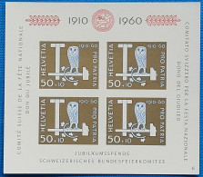 1960 Zu B 102 / Mi Bl 17 PRO PATRIA ** / MNH SBK 15 CHF - Bloques & Hojas