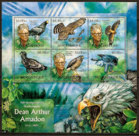 MOZAMBIQUE - OISEAUX - RAPACES - N° 4873 A 4878 ET BF 588 - NEUF** MNH - Adler & Greifvögel