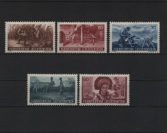 Liechtenstein, MiNr. 192-196, Postfrisch - Unused Stamps