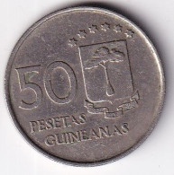 MONEDA DE GUINEA ECUATORIAL DE 50 PESETAS GUINEANAS DEL AÑO 1969 (COIN) - Equatoriaal Guinea