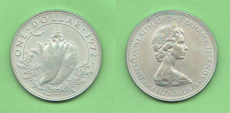 Bahamas Dollar 1972 Dollaro Silver Coin C 9 British Territory - Bahama's