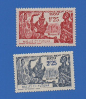 WALLIS ET FUTUNA 70 + 71 NEUFS ** EXPOSITION INTERNATIONALE DE NEW-YORK - Unused Stamps