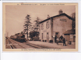 BOUGUENAIS: Aviation, La Gare Le Train Nantes Pornic, Le Camp D'aviation Château-bougon à 100m - Très Bon état - Bouguenais