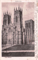 Yorkshire - YORK - Minster - 2 Cards - 1904 - York