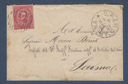 Enveloppe De S. PIER  D'ARENA  1888 - Marcophilia