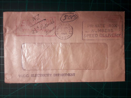 NOUVELLE ZÉLANDE. Petite Enveloppe Circulant Avec Affranchissement Mécanique Et Cachet De La Poste Spécial Dans Les Anné - Used Stamps