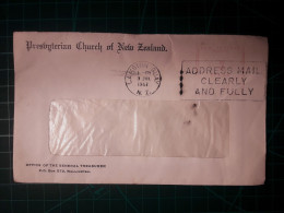 NOUVELLE ZÉLANDE. Petite Enveloppe Circulant Avec Affranchissement Mécanique Et Cachet De La Poste Spécial Dans Les Anné - Usati