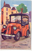 32 :  Fleurance : Carte Système Avec Petites Vues Sous Capot De La Voiture      ///  Ref.  Juillet  24 ///  BO. 32 - Fleurance