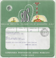 História Postal - Filatelia - Stamps - Timbres - Telegrama Marconi - Telegram - Philately - Portugal - Covers & Documents