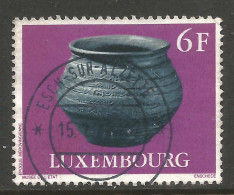 LUXEMBOURG. 1976. 6f ARCHEOLOGY USED ESCH SUR ALZETTE POSTMARK. - Used Stamps