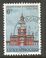 LUXEMBOURG. 1976. 6f ETATS UNIS USED LAROCHETTE POSTMARK. - Used Stamps