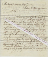 1797 Lettre Sign.Jacob Dorhman Consul Etats Unis à Lisbonne Pour Richard Codman  Paris  NAVIGATION NEGOCE NAVIRE - ... - 1799