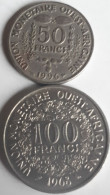 West African STATES  : 50 Francs 1996 + 100 Francs 1968 KM 6 & 4 - Andere - Afrika