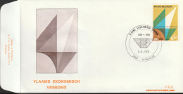 België 1976 - Mi:1851, Yv:1794, OBP:1799, Fdc - O - Vlaams Economisch Verbond  - 1971-1980