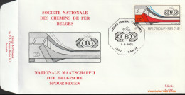 België 1976 - Mi:1877, Yv:1819, OBP:1825, Fdc - O - Nmbs  - 1971-1980