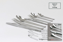 Austria 2023 - Amboss – 2060 Cutlery Series Carte Maximum - Cartas Máxima