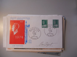 N° 1814 Et 1815 Signé : Béquet - 1970-1979