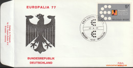 België 1977 - Mi:1919, Yv:1862, OBP:1867, Fdc - O - Europalia 77  - 1971-1980
