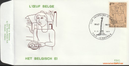 België 1977 - Mi:1920, Yv:1863, OBP:1868, Fdc - O - Belgisch Ei  - 1971-1980