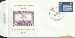 België 1980 - Mi:2022, Yv:1969, OBP:1970, Fdc - O - Dag Van De Postzegel  - 1971-1980