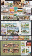 Bosnia Serbia 2005 Complete Year, Europa CEPT, Snakes, Birds, Walt Disney, Pope, Easter, Railroads, Basketball, MNH - Bosnië En Herzegovina