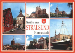 72377360 Stralsund Mecklenburg Vorpommern Kuetertor Rathausplatz Marienkirche Ni - Stralsund