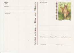 Österreich, Postkarte Mi.Nr. P 542 Luchs - Briefkaarten