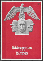 III.Reich 3.Reich Feldpost Feldpostkarte Propaganda Reichsparteitag Der NSDAP 1935 In Nürnberg Gelaufen - War 1939-45