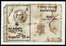 Anguilla 1992 - Mi-Nr. Block 93 ** - MNH - Schiffe / Ships - Columbus - Anguilla (1968-...)