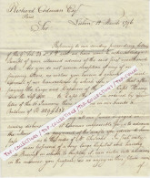 1796 Lettre Sign.Jacob Dorhman Consul Etats Unis à Lisbonne Pour Richard Codman  Paris  NAVIGATION NEGOCE NAVIRE - ... - 1799