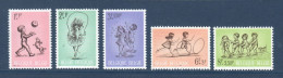 Belgique België, **, Yv 1399 à 1403, Mi 1456 à 1460, SG 1999 à 2003, Jeux D'enfants, - Unused Stamps