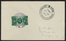 1935 Cover 22nd Philatelic Congress With Silver Jubilee Franking - Covers & Documents