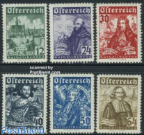 Austria 1933 Catholic Day 6v, Unused (hinged), Religion - Churches, Temples, Mosques, Synagogues - Pope - Religion - A.. - Unused Stamps
