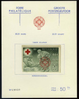 582B ** - Rode Kruis Op Genummerde Kaart - Luxe - 1924-1960