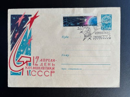RUSSIA USSR 1963 COVER COSMONAUTICS DAY 12-04-1963 SOVJET UNIE CCCP SOVIET UNION SPACE - Lettres & Documents