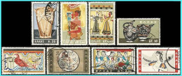 GREECE- GRECE- HELLAS 1961: Minoan Art Compl.set Uset - Oblitérés