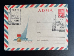 RUSSIA USSR 1965 SPECIAL COVER COSMONAUTICS DAY 12-04-1965 SOVJET UNIE CCCP SOVIET UNION SPACE - Storia Postale