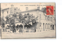 SAINT CHAMOND - Hôtel Du Chemin De Fer - 1074 - Très Bon état - Saint Chamond