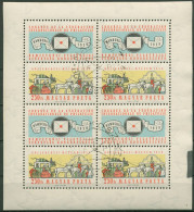Ungarn 1959 FIP Kongress Postkutsche Kleinb. 1583 A K Gestempelt (C92778) - Blocks & Sheetlets