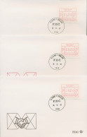 Belgien Automatenmarken 1981 Ersttagsbrief ATM 1.1 X S1 P 3006 FDC (X17128) - Altri & Non Classificati