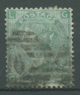 Großbritannien 1865 Victoria 1 Shilling, 27 Platte 4 Gestempelt, Kl. Fehler - Gebruikt