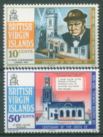 Britische Jungferninseln 1974 Winston Churchill 278/79 Postfrisch - British Virgin Islands