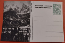 Yugoslavia C1958 Slovenia Gozd Martuljek Illustrated Unused Postal Stationery Card RR!! - Enteros Postales