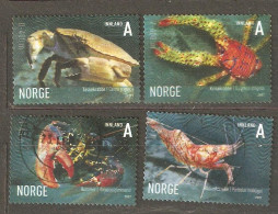 Norway: Full Set Of 4 Used Stamps, Marine Fauna, 2007, Mi#1625-1628 - Used Stamps