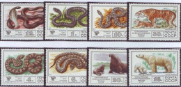 USSR 4678-4685,unused - Snakes